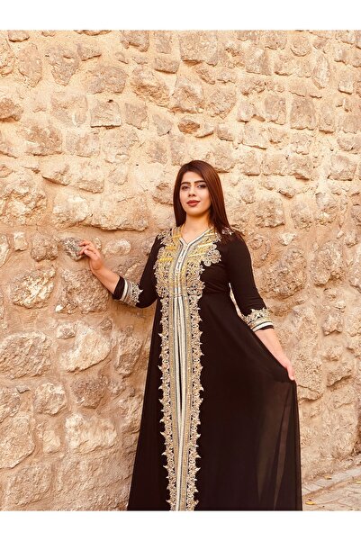 ABAYLAR Siyah kaftan