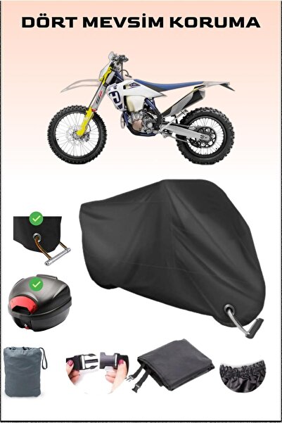 Breen حقيبة خلفية وقفل أسود لدراجة نارية Husqvarna Fe 450، آمنة