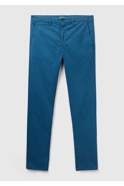 United Colors of Benetton Men's Denim Slim Fit Chino Trousers
