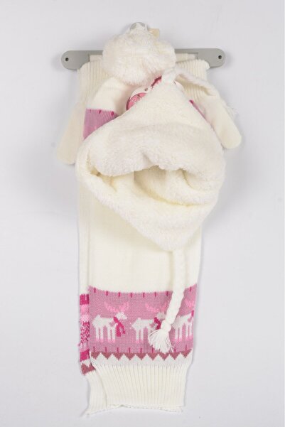 mercantoptan 4-8 РОКІВ 3-ЧАСТИННИЙ НАБІР ДЛЯ ДІТЕЙ: ШАПКА, ШАЛІР, РУКАВИЧКИ