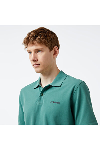 Columbia Ανδρικό πράσινο πόλο Cascade Range Solid