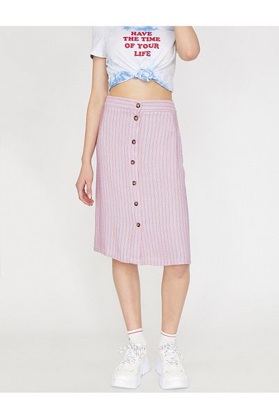 Koton Skirt - Button Detailed