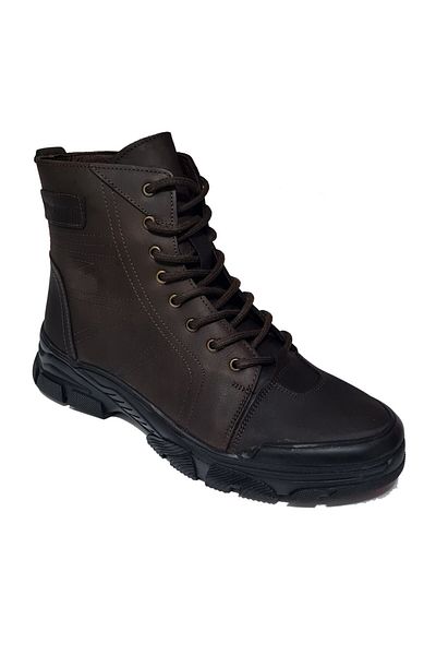 Voyager 6021 Cizme de zi cu zi confortabile pentru bărbați din nubuck din piele naturală/reală