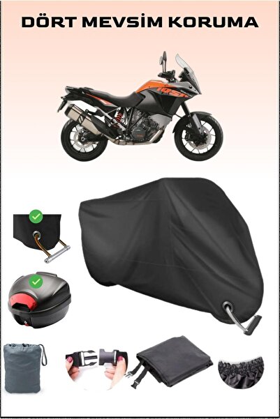 Breen حقيبة خلفية سوداء وقفل متوافق مع القماش المشمع للدراجات النارية KTM 105...