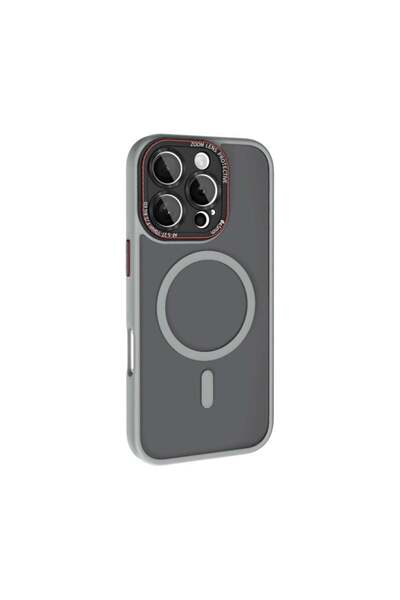 Brabus İphone 16 Pro Max Uyumlu Kamera Lens Korumalı Magsafe Transparan Sonic...