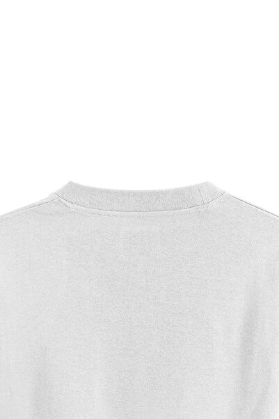 Overoz Футболка Coffee Need з принтом, біла, оверсайз, унісекс - 1280