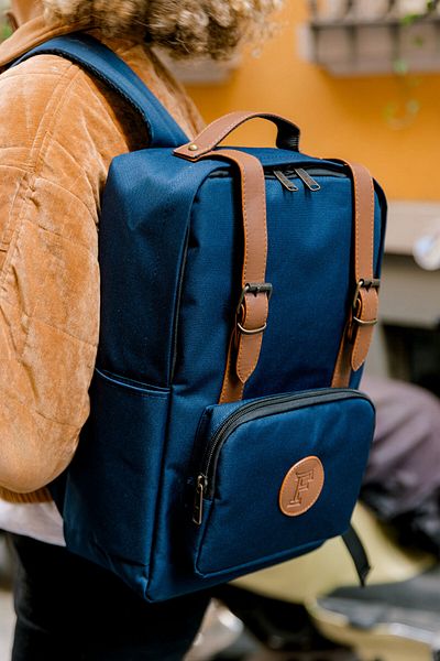 Fudela Bks Navy Blue Backpack