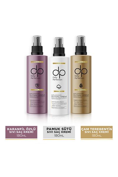 dp Daily Perfection Leave-In Liquid Hair Care Cream - 180 ml