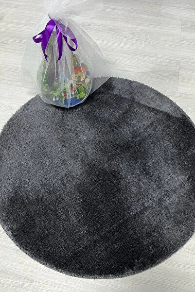 Frt Export Yuvarlak Yumuşak Tüylü Peluş Çocuk Odası Salon Koridor Mutfak Bany...