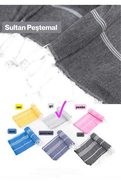 ENEFENDİ Султан Смугастий Бавовняний Пештемаль - 100x180