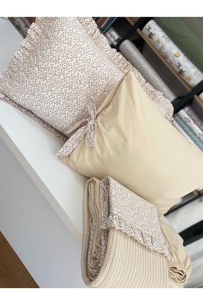 GAYE EV TEKSTİLİ Cotton Oeko-Tex Certified Single Pique Set