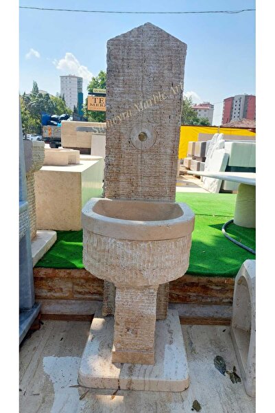 Sümeyra Marble Art PATLATMA MODEL TRAVERTEN ÇEŞME