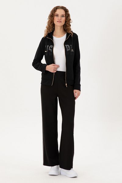 U.S. Polo Assn. Women's Black Sweatpants 50297371 -Vr046