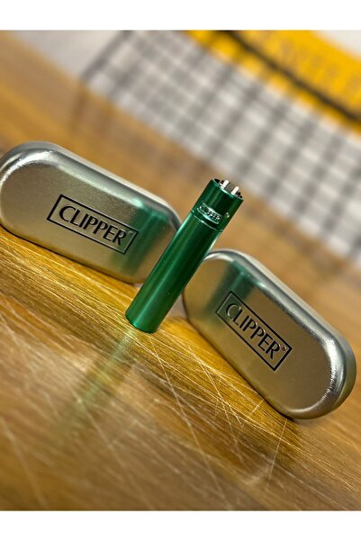 Clipper Özel REnk  7,2 cm boyunda İsme Özel Full MEtal Taşlı Çakmak