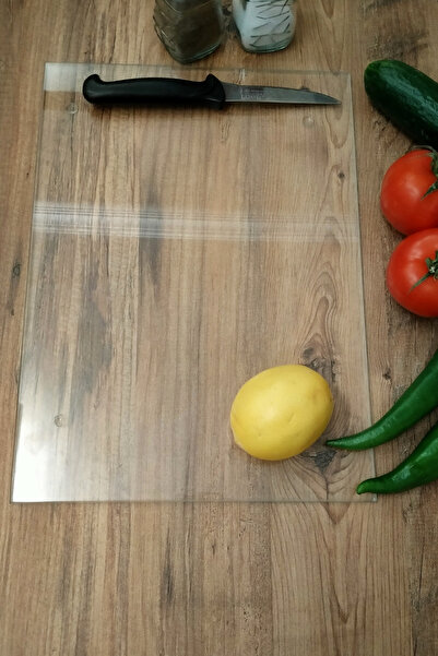 CONCEPT CAM Glass Cutting Board, 25X35 Cm, 4 mm