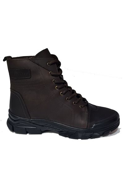 Voyager 6021 Cizme de zi cu zi confortabile pentru bărbați din nubuck din piele naturală/reală