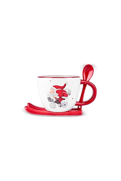 Karaca New Year New Year Snowboard Teacup 300 ml