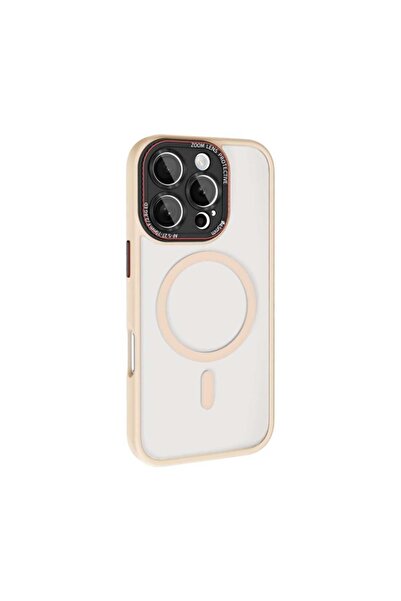 Brabus İphone 16 Pro Uyumlu Kamera Lens Hoparlör Korumalı Magsafe Transparan ...