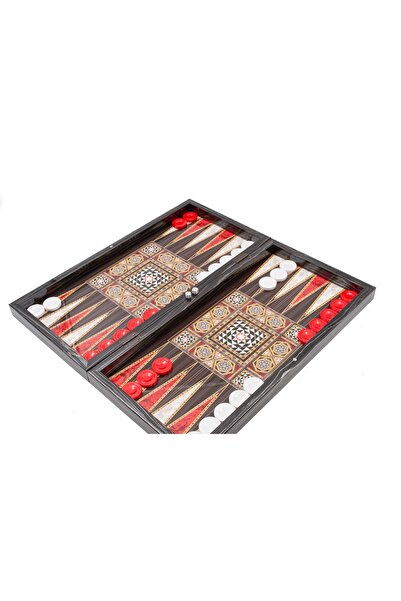 GGS GrandGiftStore GGS GRANDGİFTSTORE YILBAŞI HEDİYES Modern Ahşap Tavla Satr...