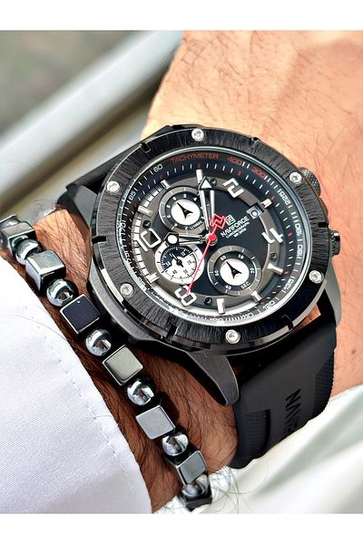 Naviforce Navıforce Men's Wristwatch with Calendar+Bracelet Gift