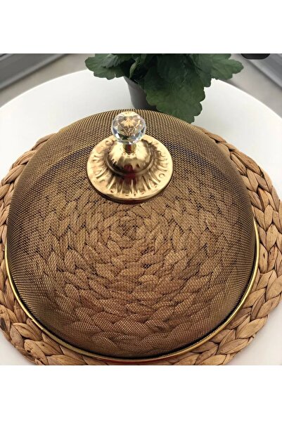 Miss Betty Ebruliemaye Wire Mesh Gold 30 cm Cake Jar Cover