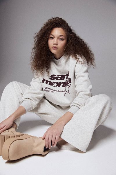 Pull & Bear Varsity graphic sweatshirt