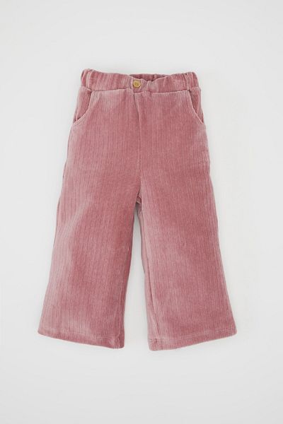 DeFacto Baby Girl Elastic Waist Corduroy Trousers D4996A524Wn