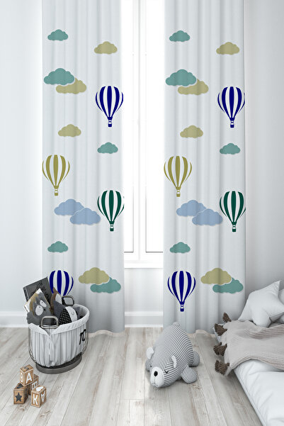 BAMBAŞKA MODA ДИТЯЧА ТА ДИТЯЧА КІМНАТА Кольорові хмари та літаючі повітряні к...