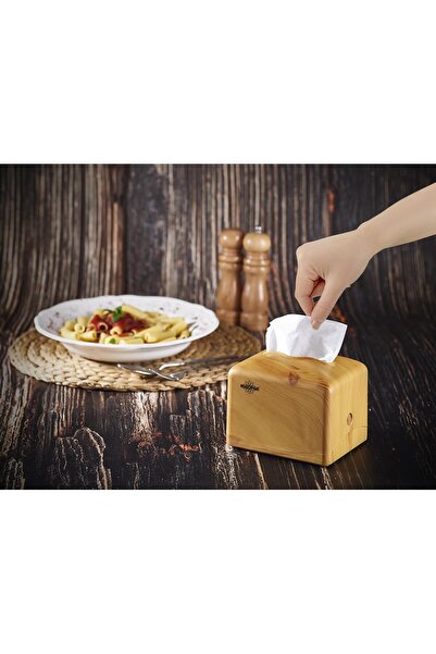 Rulopak R-1332 Tekçek Μοντέρνος Μίνι Διανομέας Χαρτοπετσέτας Επιτραπέζιου Χρήσης Ανοιχτό Ξύλινο