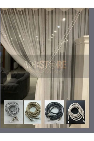 MGEStore Background Curtain Double Breasted Binding Rope Cord Attachment (2 Pieces X 3 Meters)