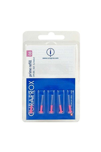 Curaprox CPS 08 Prime Start Interdental Brush Kit, Pink