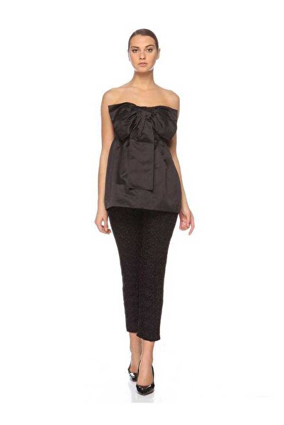 Roman Kurdela Detaylı Bluz Siyah k1313107_001