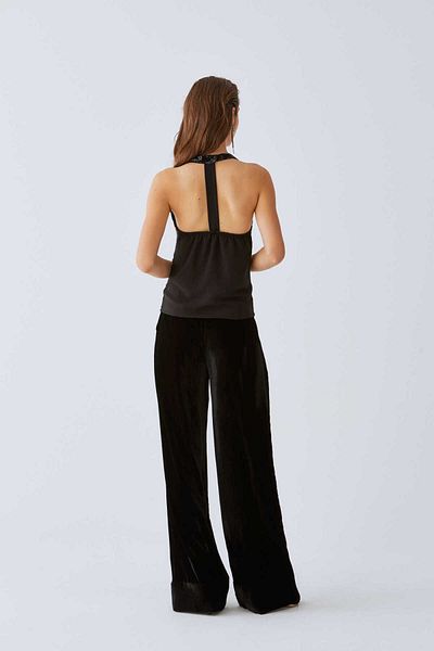 Roman Sequined Blouse Black K2013188_001