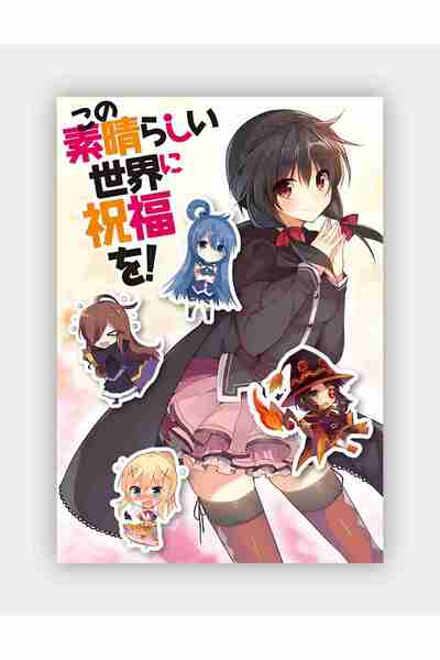 Sticksy Afiş Konosuba -God's Blessing on this Wonderful World! Anime Hd Manga...