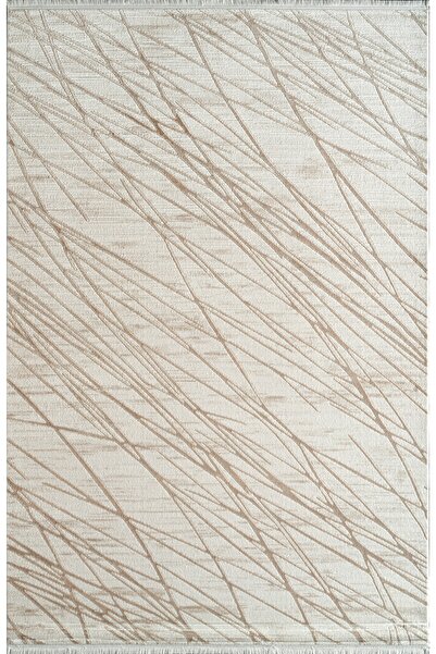 ATLAS HALI Çınar CY08A Krem Bej Akrilik Yumuşak Dokulu Halı Karademir Home