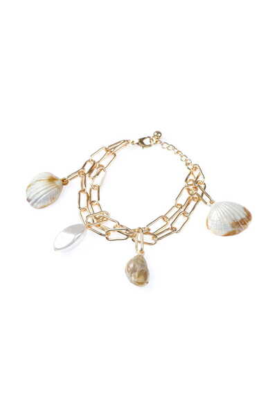 Roman Aksesuarlı Zincir Kadın Bileklik Standart Renk Y2286235_089