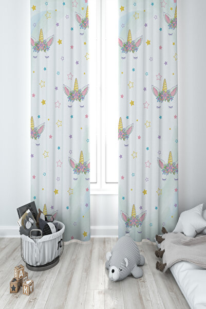 BAMBAŞKA MODA DEČJA I DEČJA SOBA Cveta Zvezda Sa deznom 2 Krila Zavesa za dra...