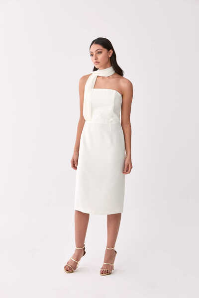 Roman Tül Detaylı Abiye Elbise Kemik Y2011520_019