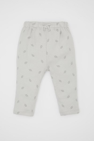 DeFacto Baby Girl Elastic Waist Patterned Waffle Pants C1610A524Sp