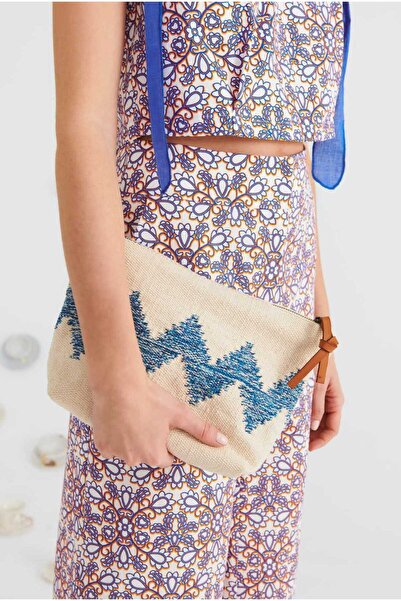 Roman Desenli Portföy Kadın Çanta Standart Renk Y2281309_089