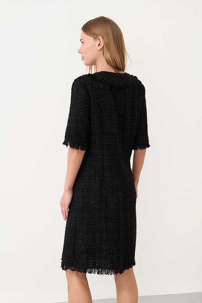 Roman Buttoned Front Dress Black K2311036_001