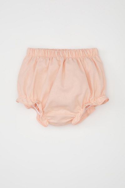 DeFacto Besticktes Leinen-Set für Babys – Set aus ärmelloser Bluse und Höschen C5097a524sm