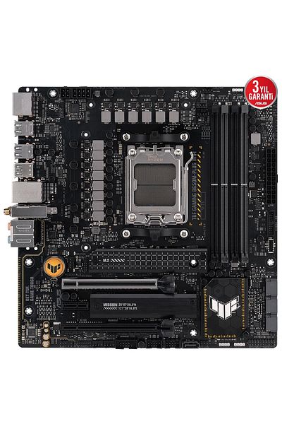ASUS Tuf Gaming B650M-Plus Wifi Ddr5 6400Mhz (Oc) Rgb M.2 Am5 Matx Motherboard