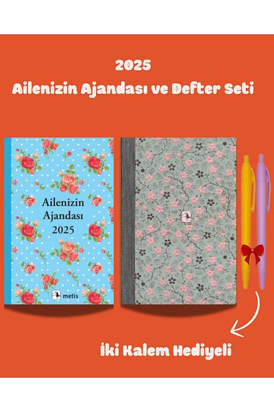 Metis Yayınları 2025 Agenda and Notebook Set for Your Family - Pen