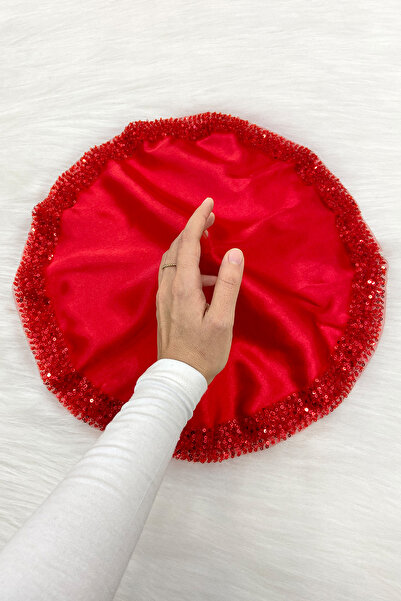 ZEYMERADE منديل العروس والعريس الأحمر بالترتر، منديل اليد هالاي، حناء الزفاف،...