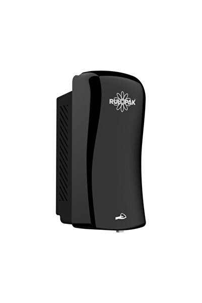 Rulopak موزع صابون رغوي قابل لإعادة التعبئة موديل S أسود سعة 800 مل