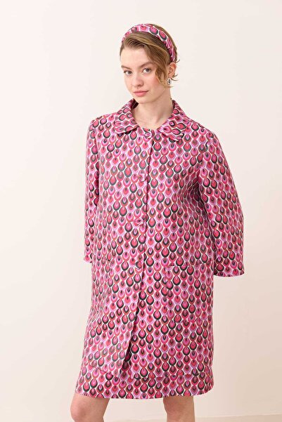 Roman Çift Cepli Jakarlı Kap Standart Renk Y2416307_089