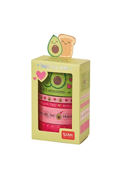 Legami Mını 5 Kağıt Bant Avokado Set
