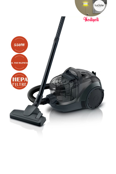 Bosch Hepa Filtreli  2L Toz haznesi kapasitesi Toz Torbasız Elektirk Süpürgesi 550w