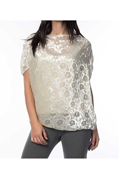 Roman Çiçek Desenli Bluz Yeşil K1413028_012